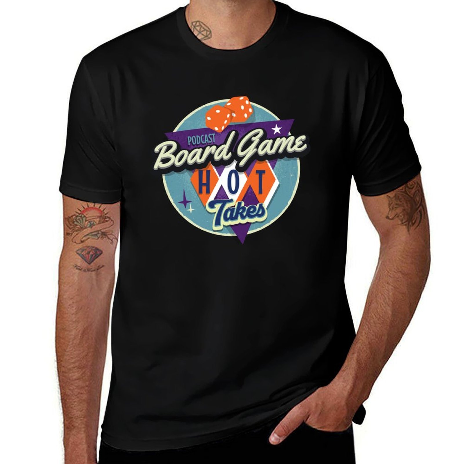 Board Game Logo - Camiseta con logotipo del podcast Board