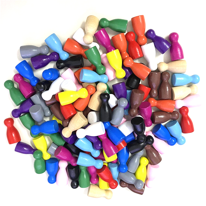 Board Game Sequence - 100 unids/set 24*12mm piezas de ajedrez