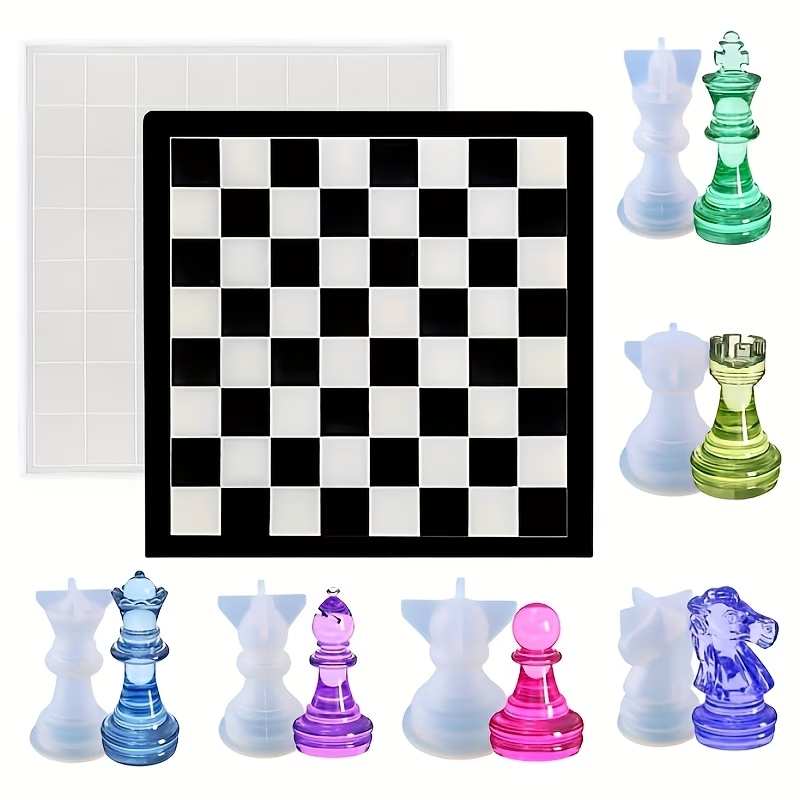 Board Games - Moldes de Silicona para Ajedrez de