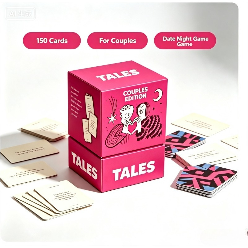 Board Game For Couple - TALES Edición para Parejas, 150 Tarjetas
