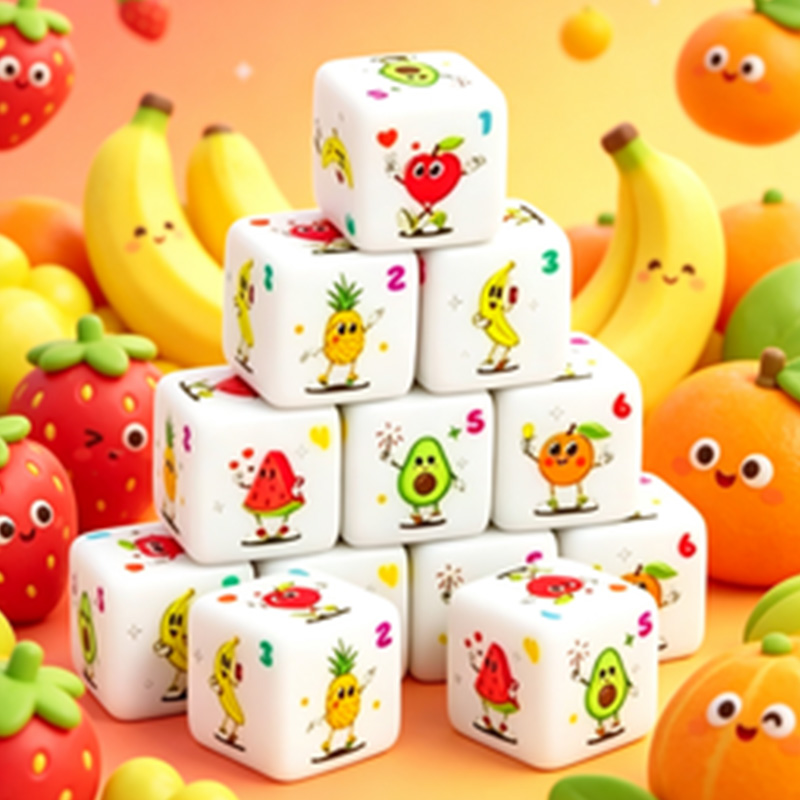 Board Game Arena - Juego de 12 dados con motivos