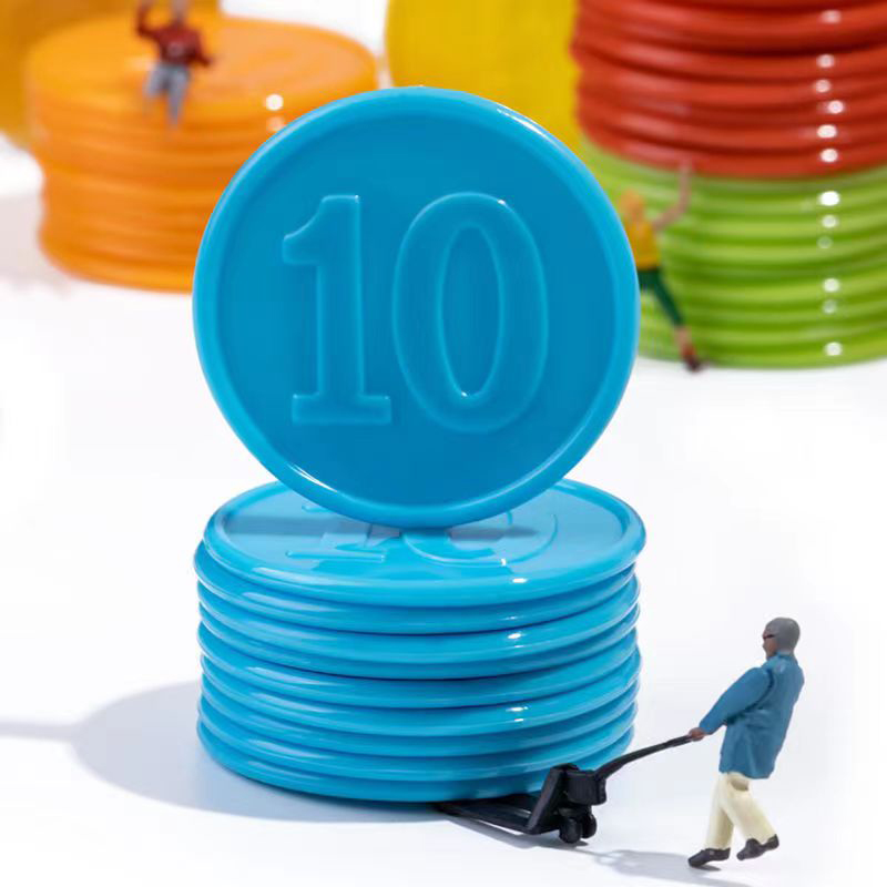 40 Fichas de Póker con Números - Board Game With Chips reseña y precio