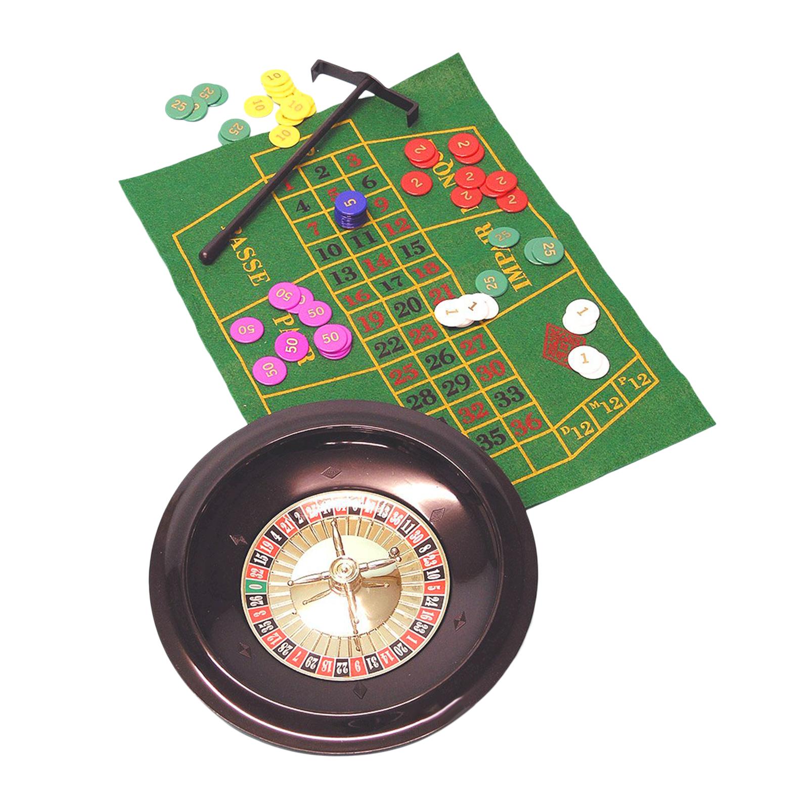 Rueda de ruleta de 10 pulgadas - Board Game With Chips reseña y precio