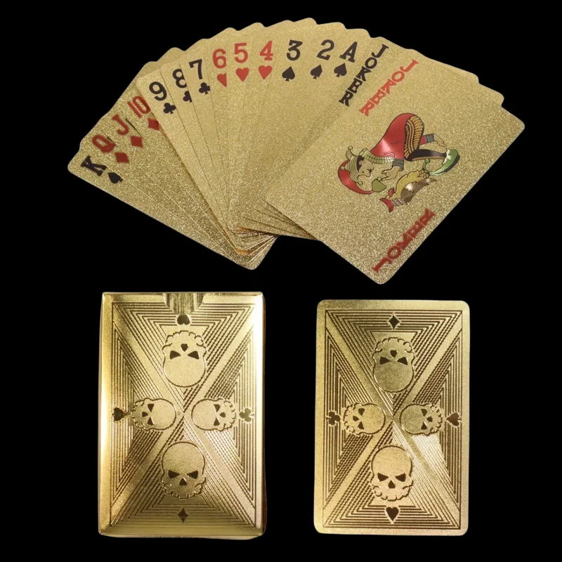 Cartas de póker de calavera de - Board Game With Chips reseña y precio