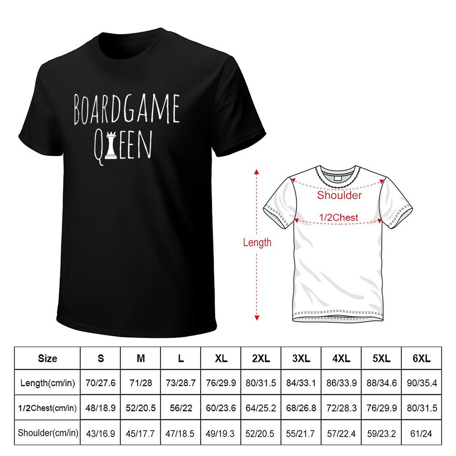 Camiseta Queen de Boardgame, C - Board Game Queen reseña y precio