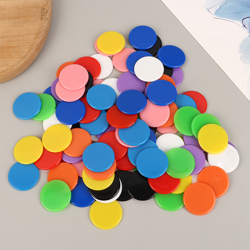 100 Uds. 25mm Montessori apren - Board Game With Chips reseña y precio