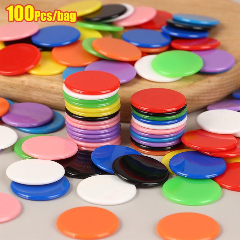 100 Uds. 25mm Montessori apren - Board Game With Chips reseña y precio