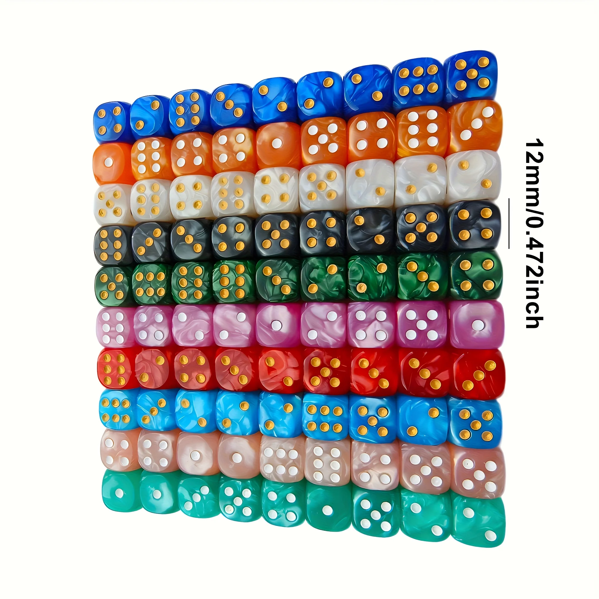 10 dados D6 de 12 mm con diseñ - Board Game Loop reseña y precio