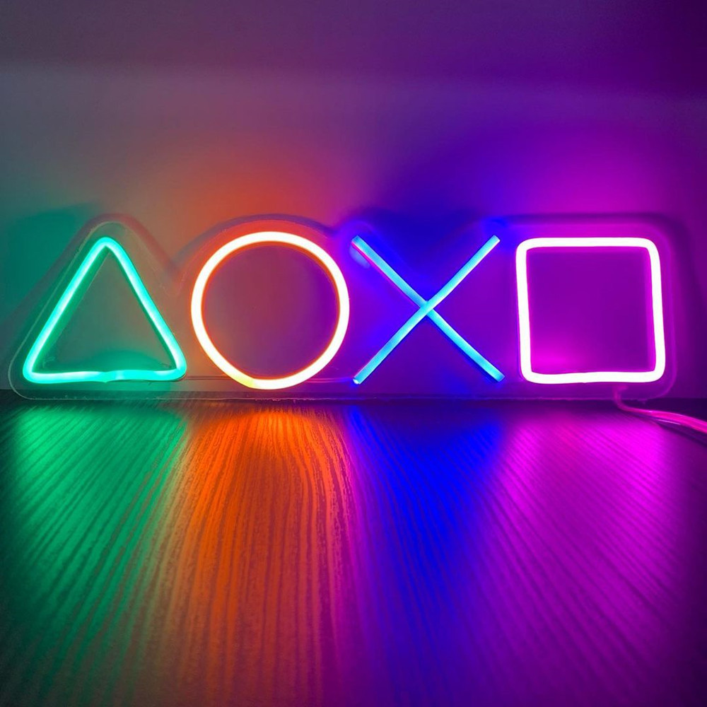 Luces LED de neón para decorac - Board Game Logo reseña y precio