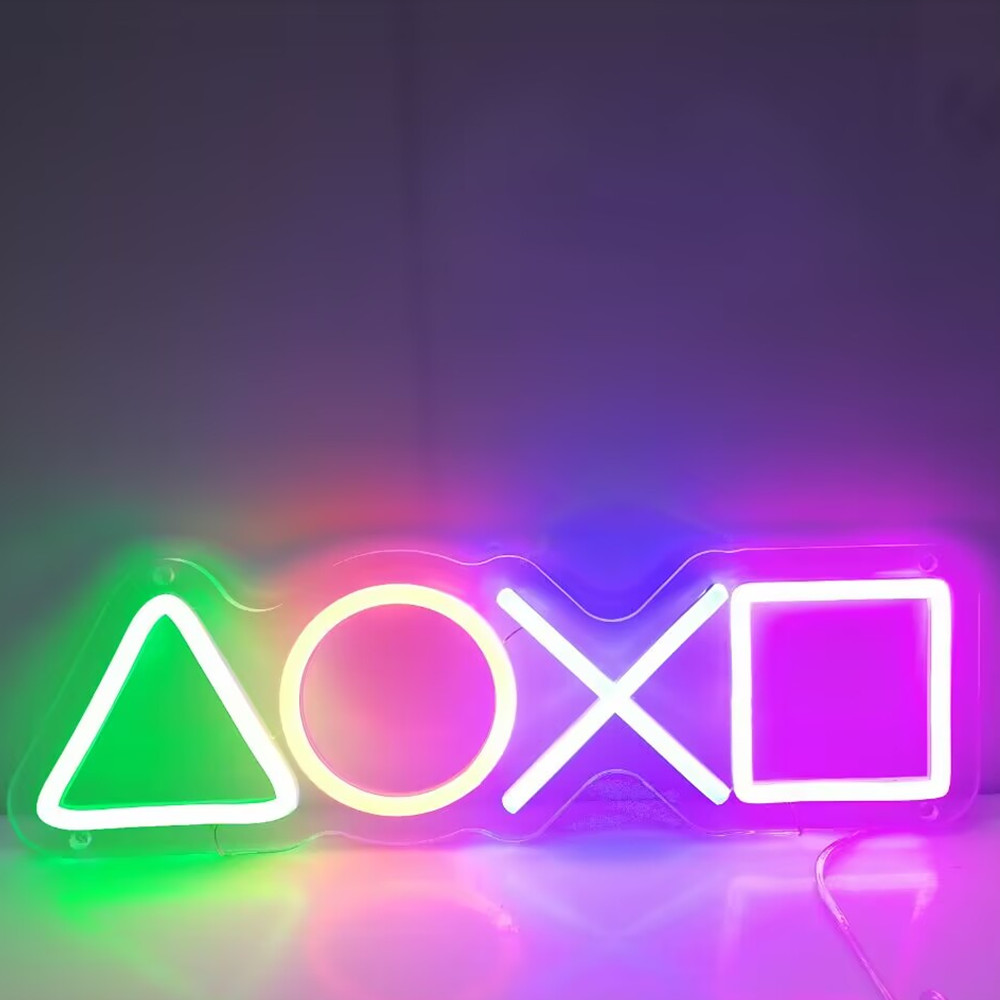 Luces LED de neón para decorac - Board Game Logo reseña y precio