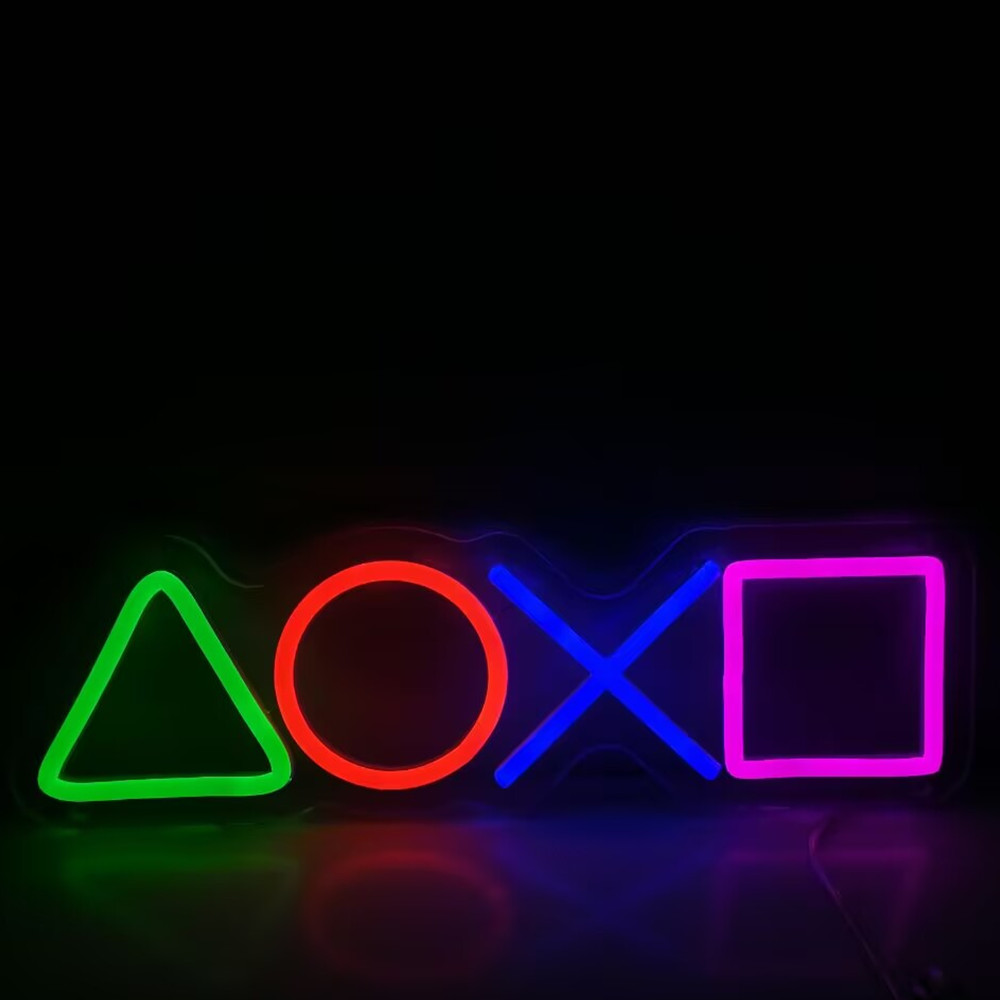Luces LED de neón para decorac - Board Game Logo reseña y precio