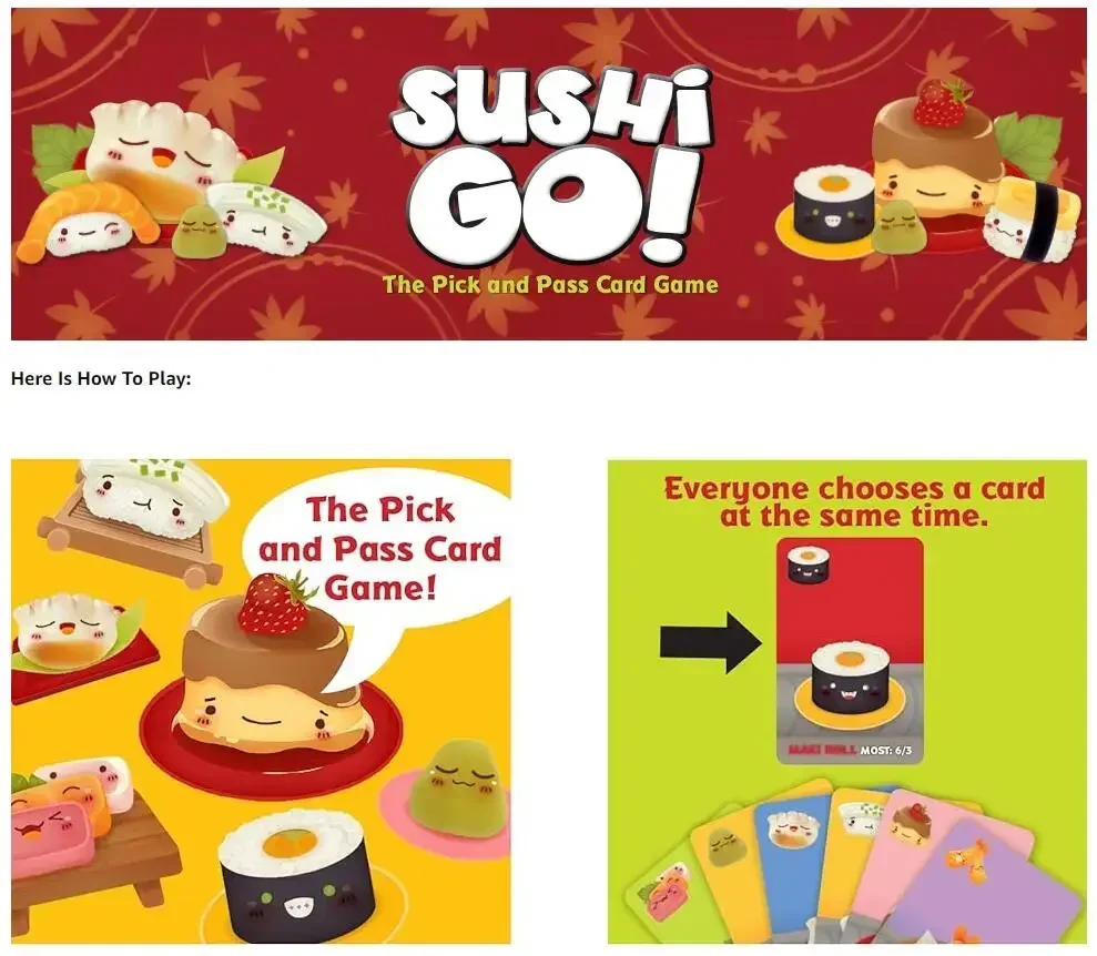 ¡Vamos a preparar sushi! & Jue - Board Games reseña y precio