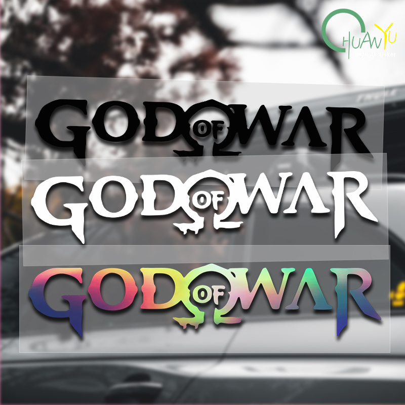 God of War-pegatinas de coche  - Board Game Logo reseña y precio